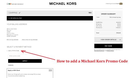 codigo de promocional michael kors|Michael Kors discount code.